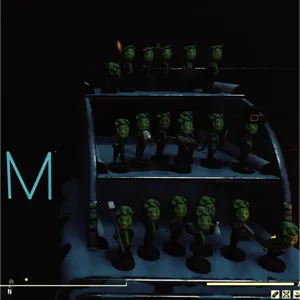 Glowing Bobbleheads Set