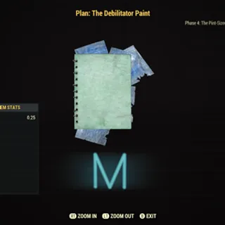 Debilitator Paint Plan