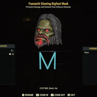 Glowing Bigfoot Mask