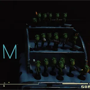 Glowing Bobbleheads Set