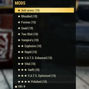 Weapon Mods Bundle x130