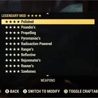 ANY Four Star Mod x1