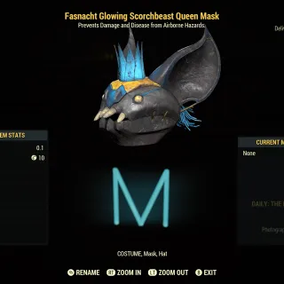 Glowing Scorchbeast Queen Mask