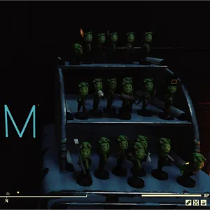 Glowing Bobbleheads Set