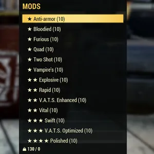 Weapon Mods Bundle x130