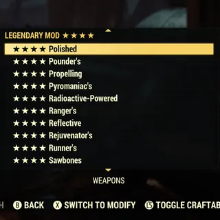 ANY Four Star Mod x1