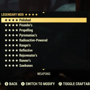 ANY Four Star Mod x5