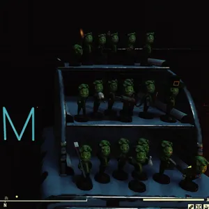 Glowing Bobbleheads Set