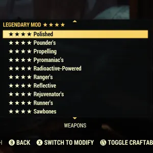 ANY Four Star Mod x1