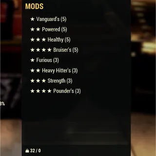 Melee Build Mods x32