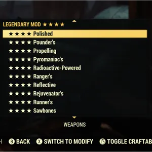 ANY Four Star Mods x10