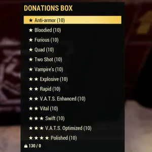 Weapon Mods Bundle x130