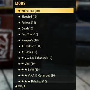 Weapon Mods Bundle x130