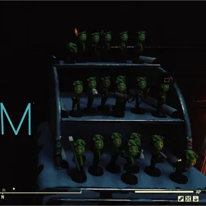 Glowing Bobbleheads Set