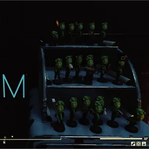 Glowing Bobbleheads Set