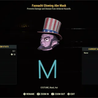 Glowing Abe Mask