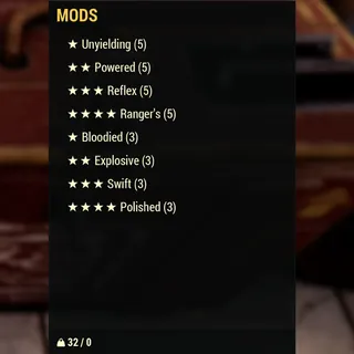 Bloodied Build Mods x32