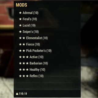 Burning Spring Mods x110