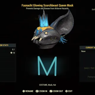 Glowing Scorchbeast Queen Mask