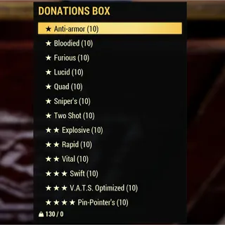 Weapon Mods Bundle x130