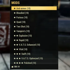 Weapon Mods Bundle x130