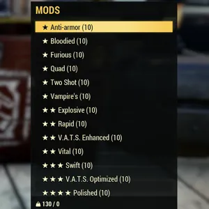 Weapon Mods Bundle x130