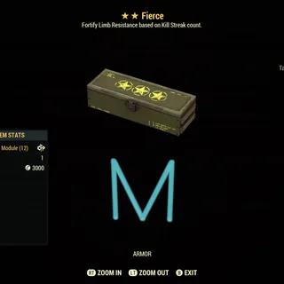 Fierce two star mods x5