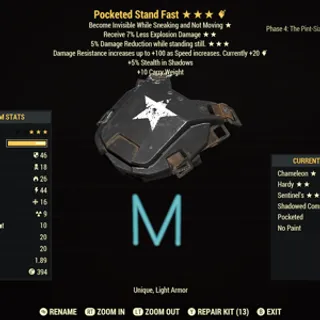 Pocketed Stand Fast