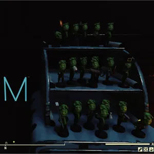 Glowing Bobbleheads Set