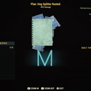 Hog Splitter Rusted Plan