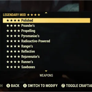 Any Four Star Mod x3