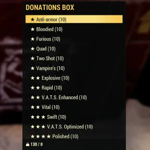 Weapon Mods Bundle x130