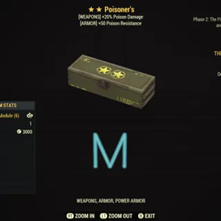Poisoner’s mods x5