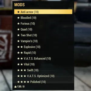 Weapons Mods Bundle x130