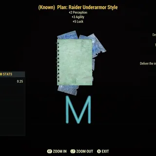 Raider Underarmor Style Plan