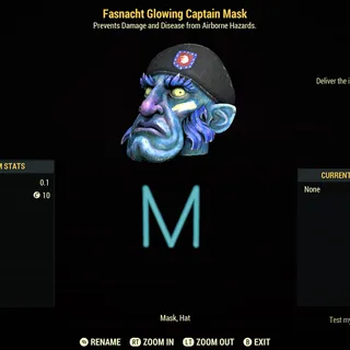 Glowing Captain Mask