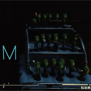 Glowing Bobbleheads Set