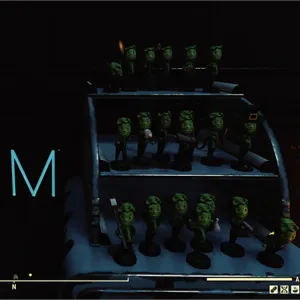 Glowing Bobbleheads X2