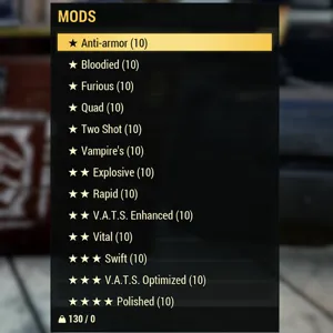 Weapon Mods Bundle x130