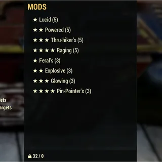 Ghoul Build Mods x32