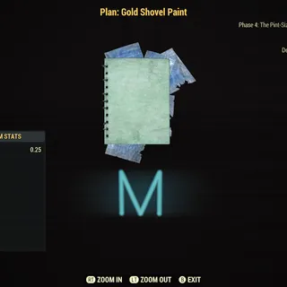 Gold Shovel Paint Plan