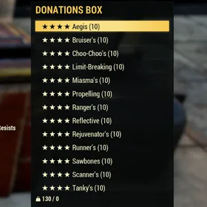 Four Star Armor Mods 130