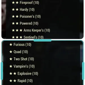 Armor/Weapon Mods x260