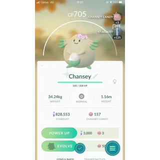 Pokemon Go - Shiny Flower Crown Chansey