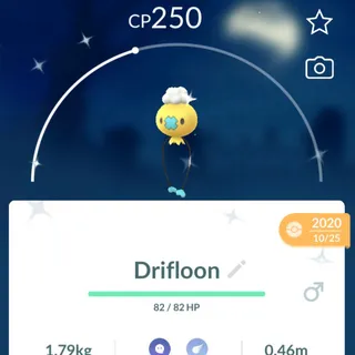 Pokémon GO - Shiny Drifbloom - 2020 Age