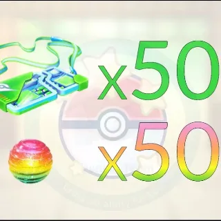 Pokémon Go | 50x Raid Passes/500 Rare Candy