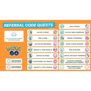 Pokémon GO Referral Rewards! - No Info Needed 