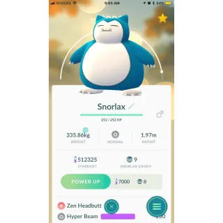 Pokemon Go - Snorlax High CP