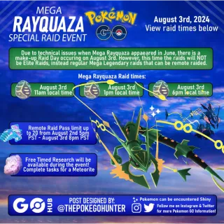 1x Rayquaza Raid - HARD