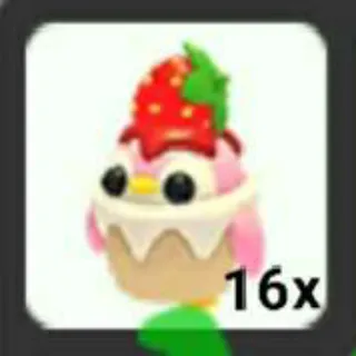 16x Strawberry Penguin